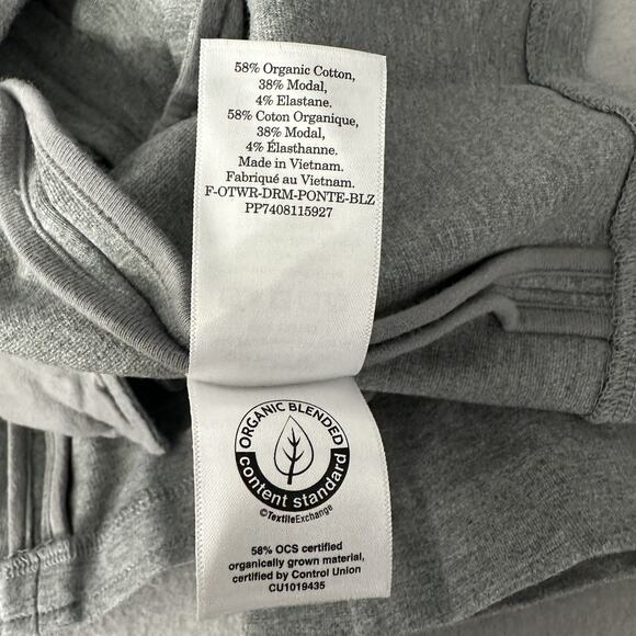 Everlane Women's Blazer XS Gray Organic Cotton Knit Stretch Slim Fit Career - Picture 10 of 14